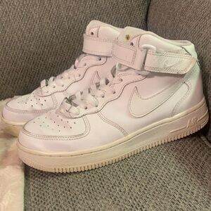Nike White High-Top Sneakers